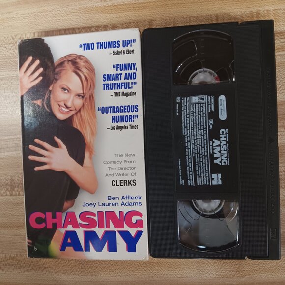 Chasing Amy (1997) VHS Kevin Smith Miramax CULT COMEDY DRAMA ROMANCE Vintage - Picture 7 of 9